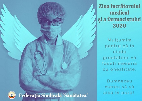 Mesajul președintelui Federației Sindicale “Sănătatea”, Aurel Popovici, cu prilejul Zilei lucrătorului medical și a farmacistului