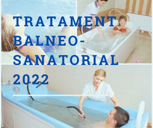 Tratament balneo-sanatorial 2022