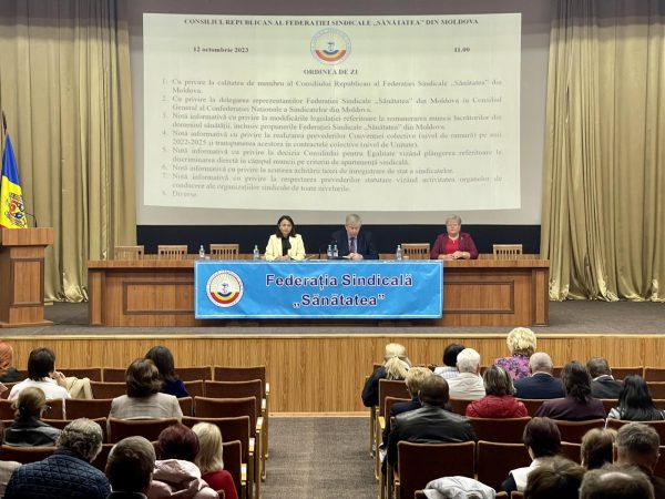FEDERAȚIA SINDICALĂ “SĂNĂTATEA” DIN MOLDOVA A CONVOCAT ȘEDINȚA EXTRAORDINARĂ A CONSILIULUI REPUBLICAN