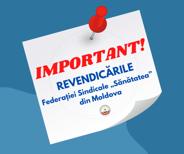 Federația Sindicală „Sănătatea” solicită autorităților soluționarea revendicărilor angajaților din sistemul de sănătate